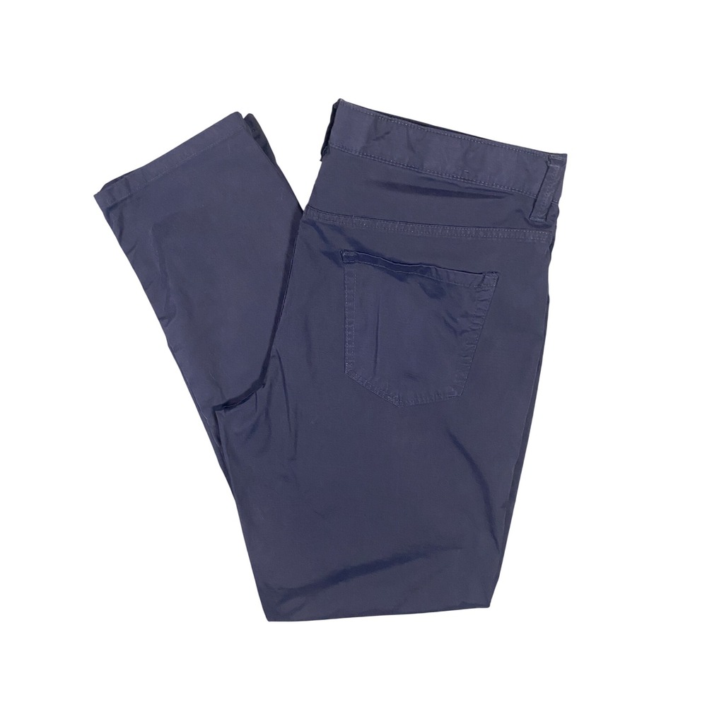 Weatherproof Mens Dark Sapphire NAVY Stretch Five Pocket Utility Pants 36x32